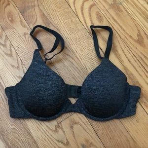 Black Uplift Semi Demi 32A Bra